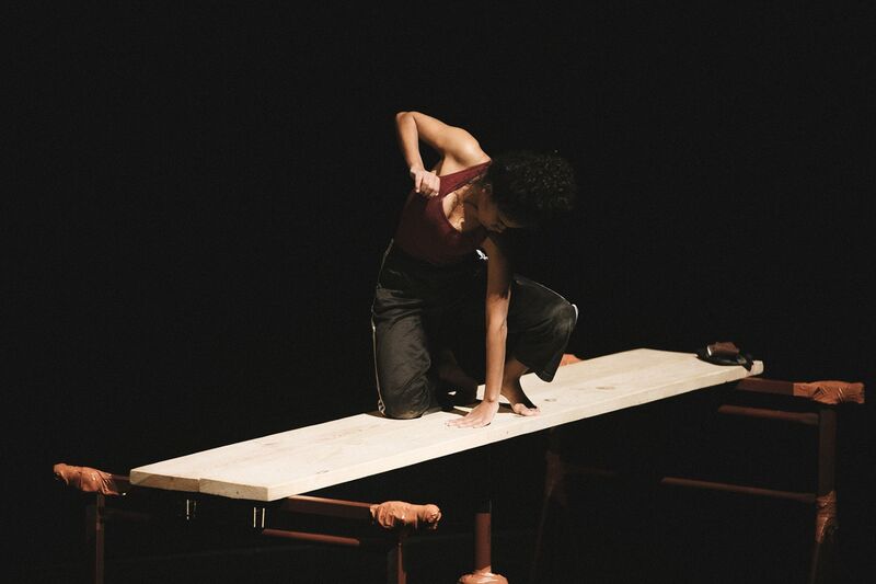 Eman Hussein in motion ©️ Aurèle Ferrier